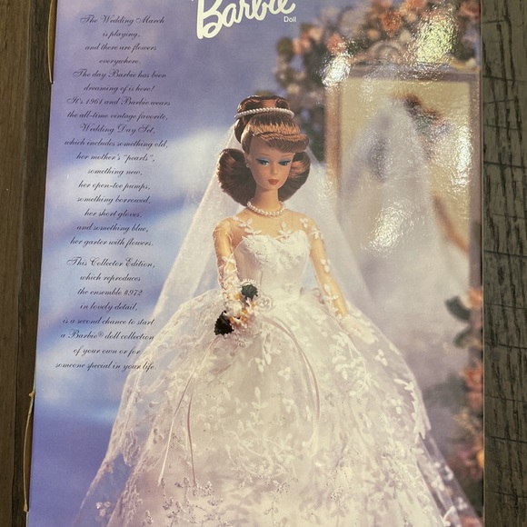 NRFB Wedding Day Barbie ~ Reproduction Of 1961 Doll - Red Head 💍💒 - Picture 8 of 13